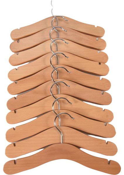 Ahşap Bebek Askıları, Çocuk Askıları, Çocuklar Için Çentikli Omuz Tasarımı, Dekorasyon Askısı, 10 Paket, Orta (Yurt Dışından) modelleri