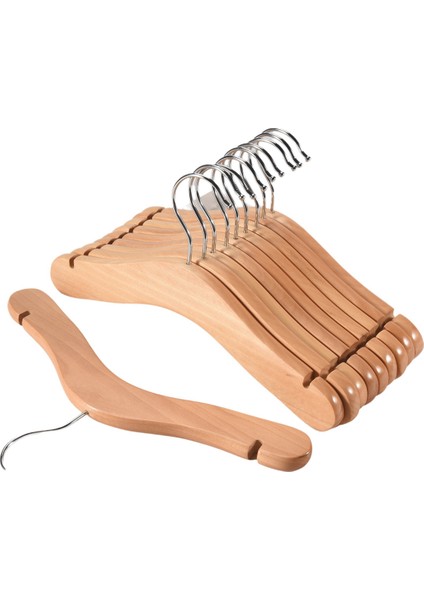 Ahşap Bebek Askıları, Çocuk Askıları, Çocuklar Için Çentikli Omuz Tasarımı, Dekorasyon Askısı, 10 Paket, Orta (Yurt Dışından) fırsatları