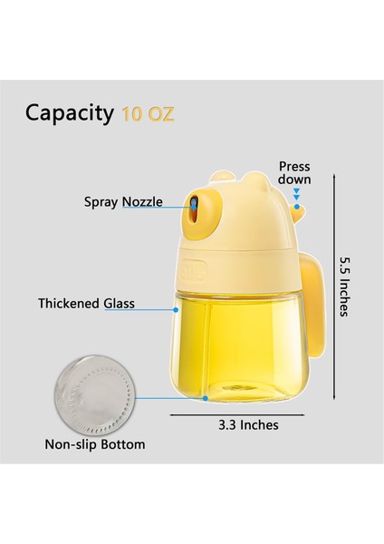 2pcs Gıda Sınıfı Yağ Dispenser Cam Yok Yağ Püskürtücü Mutfak Yemek Fırlatma Kızartma Izgara (Yurt Dışından) modelleri