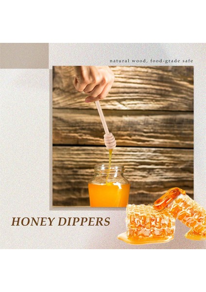 55 Paket 6 Inç Ahşap Bal Kepçe Çubukları, Bal Reçeli Kavanoz Dağıtım Için, Mini Ayrı Ayrı Sarılmış, Düğün Iyilikleri (Yurt Dışından) fiyatları