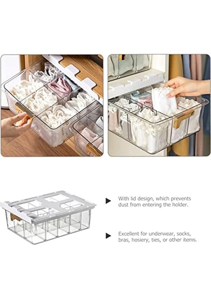 Kutu Gardırobu Armoire Depolama Rafı Asma Çorap Organizatör Bölmesi Soak Masanın Altında Yatak Odası Ürünleri (Yurt Dışından) fiyatları