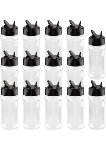 8oz Baharat Kavanozu Çalkalayıcı Kapakları, Boş Baharat Kavanozları Şişeleri Baharat, Otlar, Baharat Tozları Depolamak Için Baharat Kapları (Yurt Dışından)