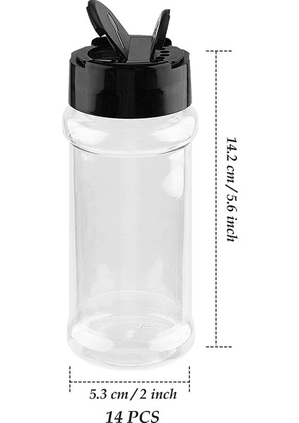 8oz Baharat Kavanozu Çalkalayıcı Kapakları, Boş Baharat Kavanozları Şişeleri Baharat, Otlar, Baharat Tozları Depolamak Için Baharat Kapları (Yurt Dışından) fiyatları