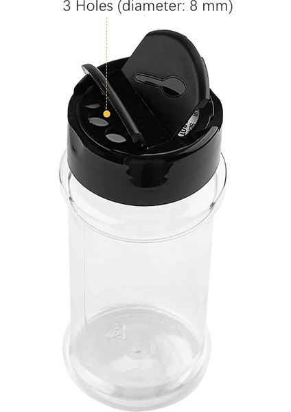 8oz Baharat Kavanozu Çalkalayıcı Kapakları, Boş Baharat Kavanozları Şişeleri Baharat, Otlar, Baharat Tozları Depolamak Için Baharat Kapları (Yurt Dışından) indirimleri