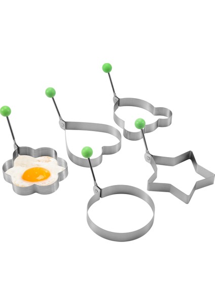 Kızarmış Yumurta Kalıpları, Çocuk Için Saplı Gözleme Kalıp Yapımcısı, Kalıp Izgara Tavası Için Sopa 5 Adet (Yurt Dışından) fiyatları