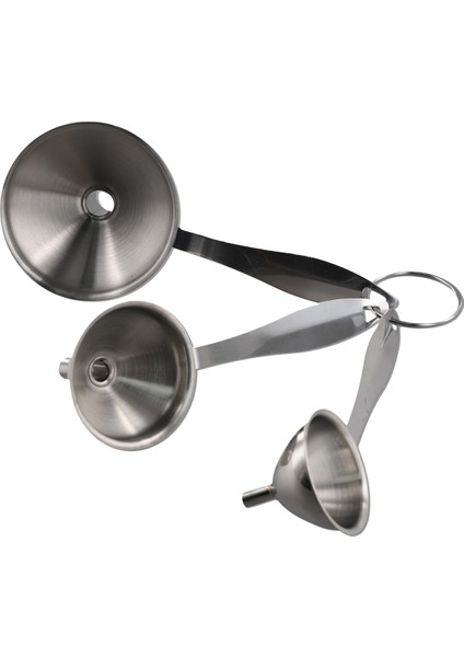 Şişeleri Doldurmak Için 3 Arada 1 Huni Paslanmaz Çelik Küçük Mutfak Huni, Uçucu Yağları Aktarmak Için Set Sıvı (Yurt Dışından)