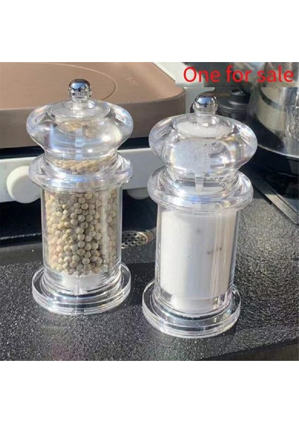 Açık Akrilik Öğütücü Biber Biber Öğütücü, Hassas Mekanizma ve Premium Kaliteli Deniz Tuzu ve Karabiber Içerir (Yurt Dışından) fiyatları