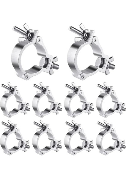 10PCS 2 Inç Kafes O Kelepçeler, Alüminyum Aşamalı Işık Kelepçeleri Kafes Için, 220LB LED Par Işık Kelepçeleri 48-51MM Od Tüp / Boru Için (Yurt Dışından)