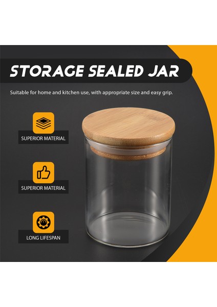 10PCS Bambu Ahşap Kapak Cam Kavanoz Kavanozu Air -Sabit Teneke Kutu Mutfak Depolama Şişeleri Kavanozlar Gıda Konteyneri Çay Kahve Çekirdekleri Şeker Kavanoz (Yurt Dışından) fırsatları