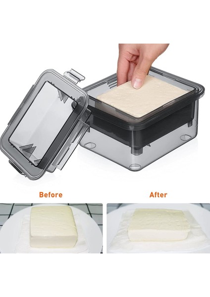 Tofu Press- Tofu Firma Veya Ekstra Firma Tofu Için Presser - Yükseltme Yay Suyu Toplama Tepsisi (Yurt Dışından) modelleri