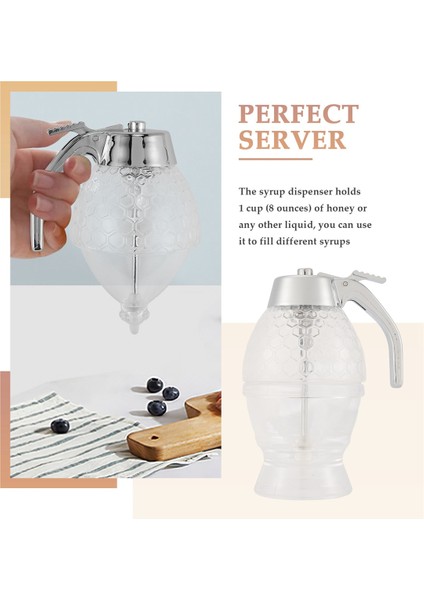 Bal Dağıtıcı, Damla Şurup Şeker Konteyneri Standlı, Güzel Bal Karalanmış Bal Tenceresi, Şurup Şeker Konteyneri (Yurt Dışından) modelleri