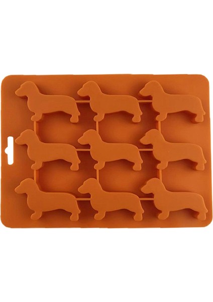 Silikon Dachshund Köpek Şeklindeki Buz Küpü Çikolatalı Kurabiye Kalıbı Diy Ev Buz Tepsisi, Mutfak Aletleri Silikon Kalıp, Kahverengi (Yurt Dışından) indirimleri
