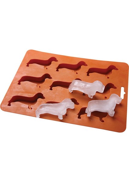 Silikon Dachshund Köpek Şeklindeki Buz Küpü Çikolatalı Kurabiye Kalıbı Diy Ev Buz Tepsisi, Mutfak Aletleri Silikon Kalıp, Pembe (Yurt Dışından) modelleri