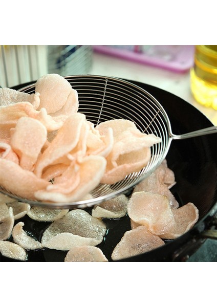 Skimmer Gıda Süzgeci Tencere Kara Kara Kalkanı Kızartma Süzgeci Mutfak Süzgeç Fırınlama Aletleri 14CM (Yurt Dışından) fırsatları