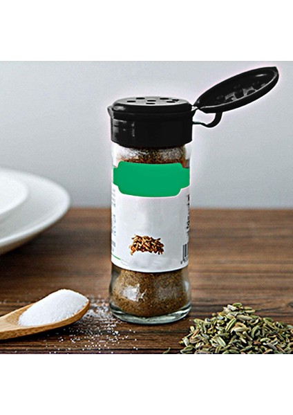 30PCS Spice Kavanoz Kapları Tuzlu Biber Baharat Kavanozu Baharat Otları ve Tozlarını Depolamak Için Elek Kapak Kapakları ile Mükemmel (Yurt Dışından) fiyatları