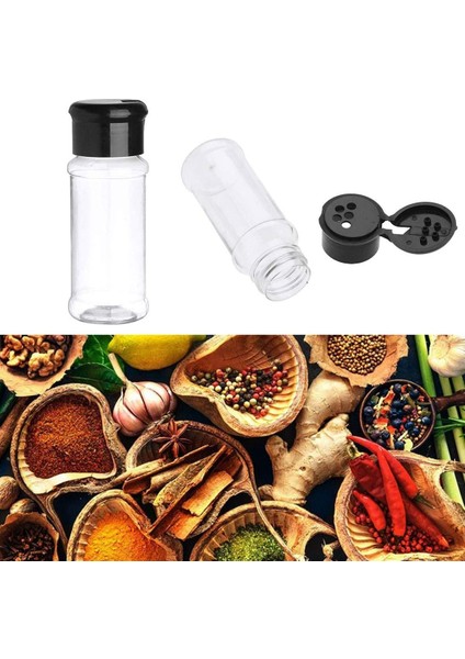 30PCS Spice Kavanoz Kapları Tuzlu Biber Baharat Kavanozu Baharat Otları ve Tozlarını Depolamak Için Elek Kapak Kapakları ile Mükemmel (Yurt Dışından) modelleri