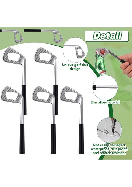 5 Adet Golf Kulübü Şişe Açıcı Yenilik Bira Hediyesi Golf Dekorasyon Bira Açıcı Golfçü Golf Sevgilisi Bira Meraklısı (Yurt Dışından) modelleri
