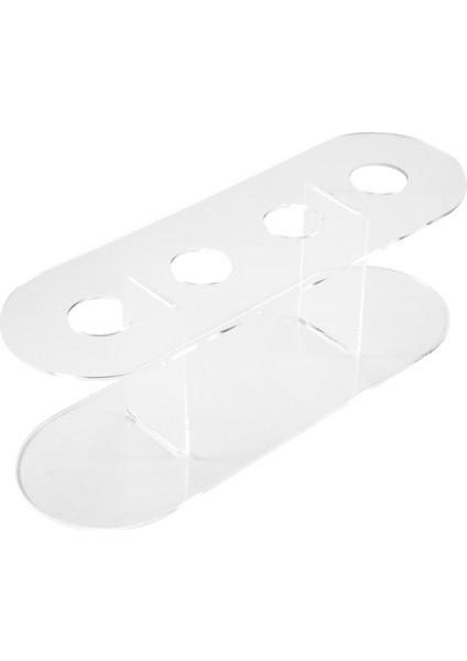 1pcs Akrilik 4 Delikli Çift Katmanlı Dondurma Koni Standı (Yurt Dışından) fiyatları
