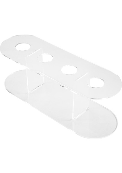 1pcs Akrilik 4 Delikli Çift Katmanlı Dondurma Koni Standı (Yurt Dışından) modelleri