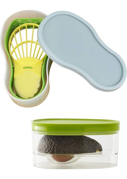 5-1 Arada Avokado Dilimleyici Set Meyve Kesici Peeler Core Creader Çoğaltıcı Çok Fonksiyonlu Araçlar Ev Mutfak Uygun Araç (Yurt Dışından)