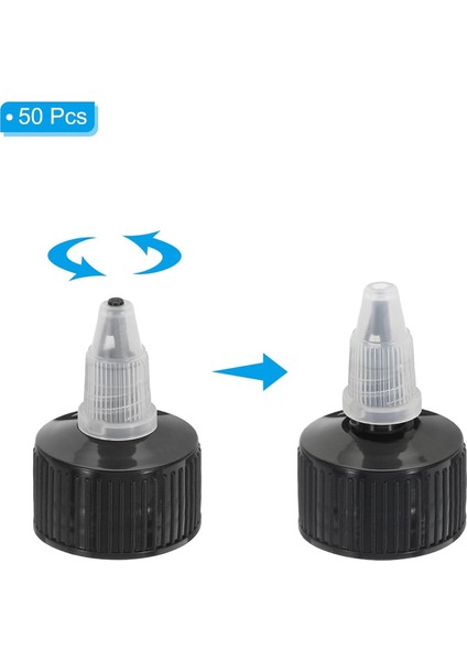 Bükülme Şişe Kapakları, 50 Pcs 20-410 Sıkıştırma Şişe Kapağı Yedek Kapaklar Su Tutkal Dağıtım Şişeleri Dağıtım Kapakları Için (Yurt Dışından) fiyatları