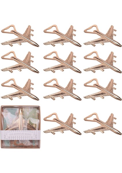 12 Uçak Şişesi Açıcı Hediye Kutusu Hava Uçak Seyahat Bira Şişesi Açıcı Partisi Düğün Doğum Günü Dekorasyonları (Yurt Dışından) fiyatları