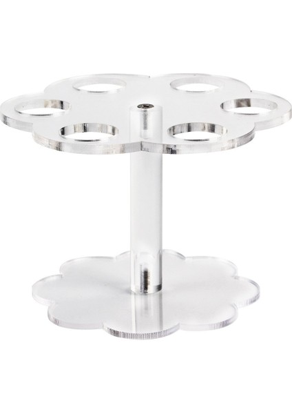 1pcs 6 Delik Akrilik Dondurma Koni Standı Tutucu Şeffaf (Yurt Dışından)