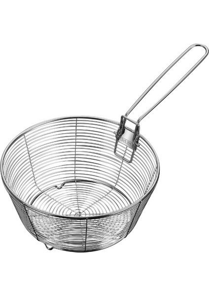 Süzgeç Sepeti Ince Örgü Yapışmaz Taban Katlanabilir Tutamak Anti-Ölçeklendirme Anti-Ölçekli Isıya Dayanıklı Paslanmaya Dayanıklı Kitc 20CM (Yurt Dışından)