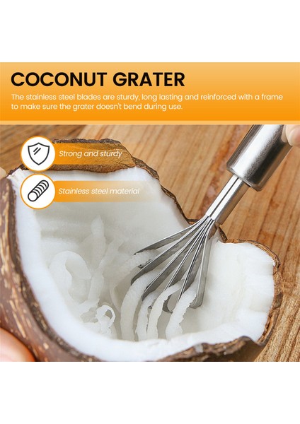 Balık Ölçeği Planer Paslanmaz Çelik Hindistan Cevizi Planer Tohumu Çıkartma (Yurt Dışından) fırsatları