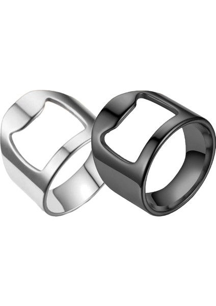 32PCS Barmen Ring Barmen Yüzük Şişe Açıcı Paslanmaz Çelik Halka Şişe Açıcı Şişe Açıcı Barmenler Için, B (Yurt Dışından)