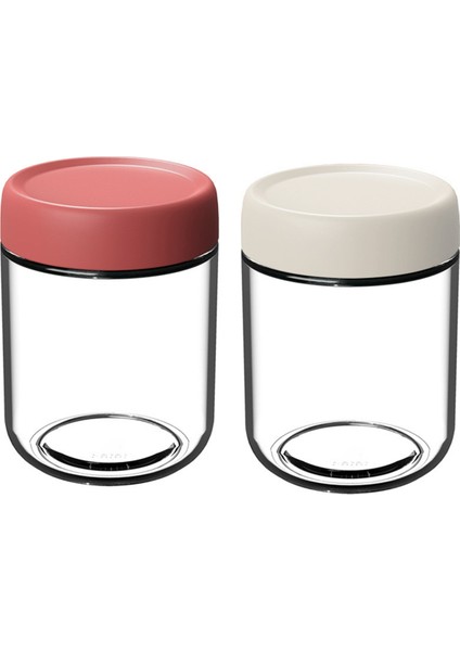 Kapaklı Yulaf Kapları, Hava Geçirmez Kapaklı Cam Kavanozlar, Geniş Ağızlı Mason Salata Kavanozları, Sızıntılı Depolama Kapları (Yurt Dışından)