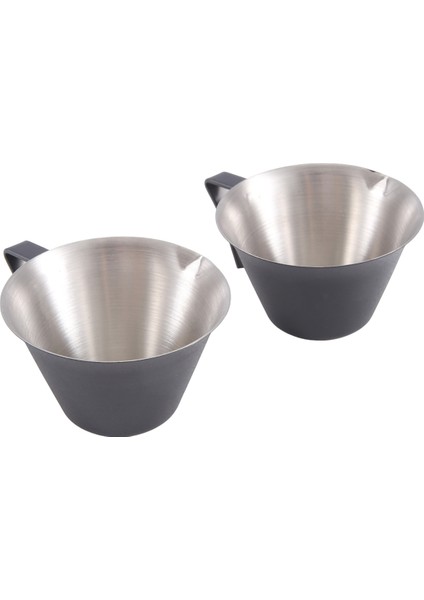 2 Adet Espresso Ölçüm Fincanı Tutamaklı Paslanmaz Çelik Kahve Atış Kahve Döküm Fincan Ev Mutfak Aksesuarları (Yurt Dışından) fiyatları