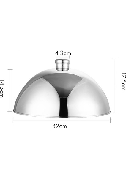 Gıda Örtüsü Pişirme Aleti Paslanmaz Çelik Gıda Tabak Kapağı Kapak Otel Büfe Yemek Kapağı Için Anti-Uçuşa Toz Geçirmez Koruma Kapağı (Yurt Dışından) fiyatları