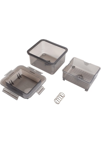 Dıy Plastik Tofu Pres Kalıp Ev Yapımı Tofu Kalıp Soya Fasulyesi Lor Tofu Kalıp Peynir Bezi Mutfak Yemek, Gri (Yurt Dışından)