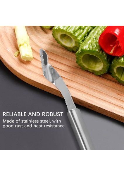 4pcs Jalapeno Pepper Corer, Paslanmaz Çelik Chili Grip Jalapeno Corer, Jalapenos Için Çekirdek Deseeder, Chilis, Biber (Yurt Dışından) indirimleri