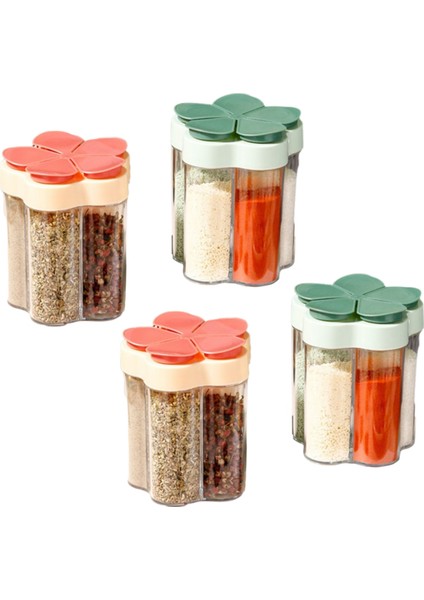 Baharat Kavanoz Konteyneri Baharat Şişesi Baharat Kutusu Açık Kamp Baharat Konteyner Mutfak Gadget Set (Yurt Dışından)