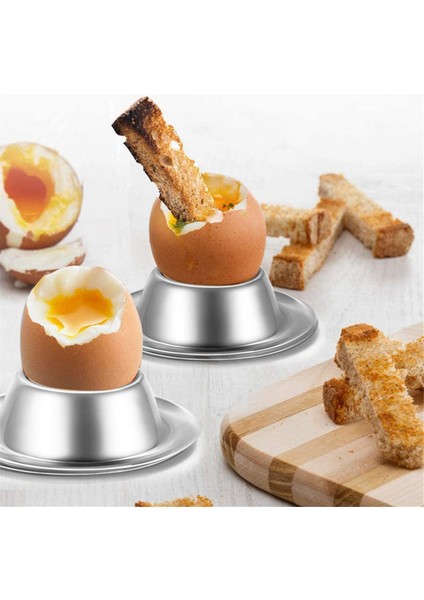 Yumurta Fincan Tutucu 2 Paket, Paslanmaz Çelik Yumurta Bardağı Tabakları Sofra Takımı Tutucu Için Sert Yumuşak Haşlanmış Yumurta, Mutfak Ekran (Yurt Dışından) fiyatları
