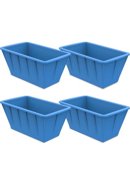 Ekstra Büyük Buz Küp Kalıpları 4 Pack Silikon Buz Blok Kalıplar Buz Dalma Küveti, Dondurucu Mavisi Için Yeniden Kullanılabilir Buz Küp Tepsileri (Yurt Dışından)