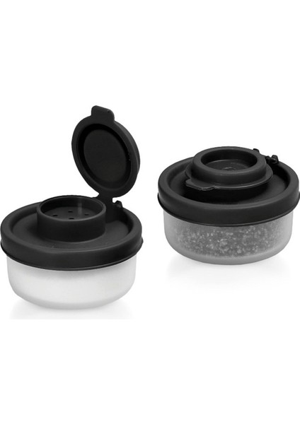 Tuz ve Biber Shakers Nem Kanıtı Seyahat Spice Set Baharat Kavanozu Kapak Kapakları (Yurt Dışından) indirimleri