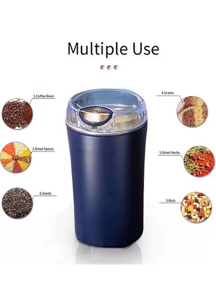 Elektrikli Taşlama Makinesi Tahıl Öğütücü Küçük Kahve Öğütücü Paslanmaz Çelik Somunlar Fasulye Mutfak Ürünleri Mutfak Eu Fiş (Yurt Dışından) modelleri