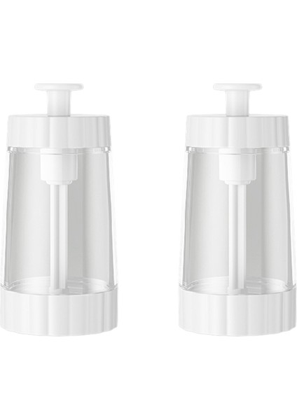 Baharatlar Için Kavanozlar Tuz ve Karabiber Şeffaf Baharat Kavanoz Baharat Mutfak Baharat Şişesi Konteyner Beyaz (Yurt Dışından)