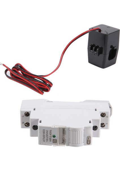 ATMS1603 Tuya Tek Fazlı Wifi Akıllı Enerji Ölçer 100A Dın Ray Ray Germek Voltmete Ammeri Gücü Ölçüyor (Yurt Dışından) fiyatları