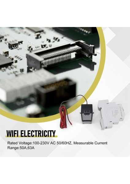 ATMS1603 Tuya Tek Fazlı Wifi Akıllı Enerji Ölçer 100A Dın Ray Ray Germek Voltmete Ammeri Gücü Ölçüyor (Yurt Dışından) fırsatları