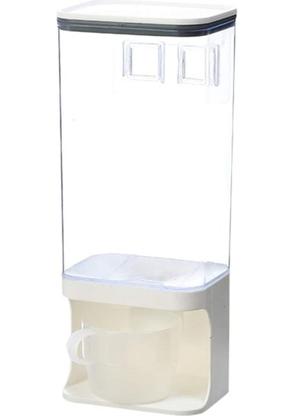 Duvara Monte Kuru Gıda Dağıtıcı, Şeffaf Plastik, Kuru Gıda Dağıtıcı, Kuru Gıda Meyve Saklama KUTUSU-1500ML (Yurt Dışından)