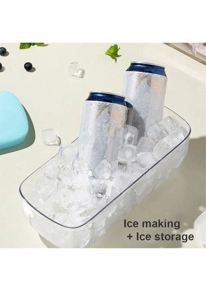 48 Çift Silikon Büyük Kapasiteli Buz Kutusu Buz Depolama Buz Kutusu Dondurulmuş Buzlu Buzdolabının Kapak Sarı (Yurt Dışından) fırsatları