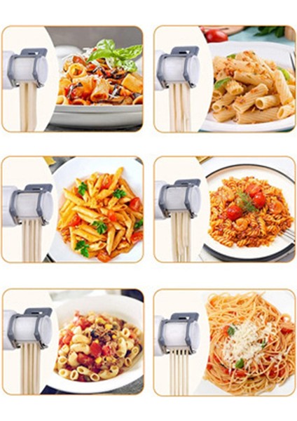 Kitchenaid Mikser Için Gurme Makarna Eki, 6 Farklı Şekilli Makarna Makarnası Seti Makarna Pres Çıkışı (Yurt Dışından)