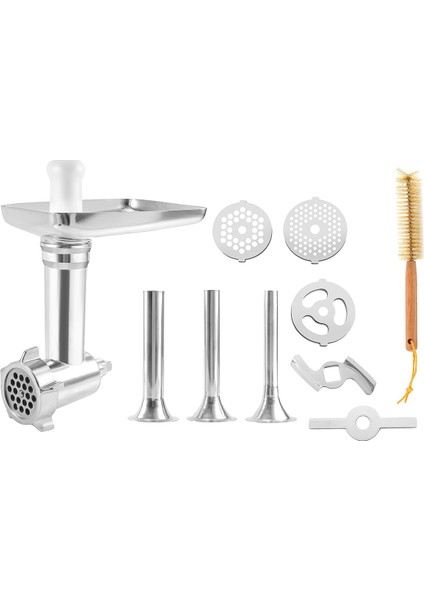 Phisinic &amp; Kitchenaid Stand Mixer, Et Öğütücü Aksesuarları, Sosis Dolgulu Ekleme Için Metal Gıda Öğütücü Ek (Yurt Dışından)