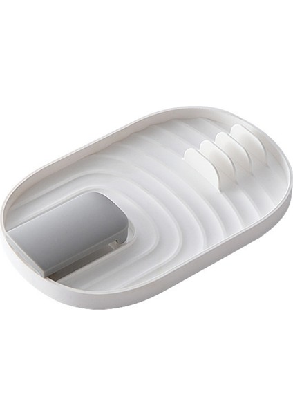 Katlanabilir Tencere Kapağı Rafı, Spatula Rafı, Entegre Depolama Rafı, Mutfak Sobası Depolama Rafı, Drenaj Aletleri Beyaz (Yurt Dışından) indirimleri