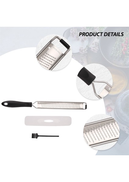 Limon Zester &amp; Cheese Grater - Paslanmaz Çelik - Mutfak Aleti, Hindistan (Yurt Dışından) indirimleri