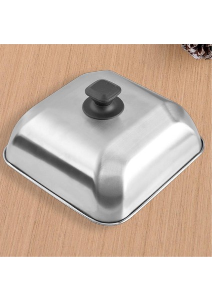 Yuvarlak Hamburger Kapağı Paslanmaz Çelik Izgara Kubbesi Peynir Eritme Kubbesi Izgarası Biftek Için Barbekü Piknik Için (Yurt Dışından) fırsatları